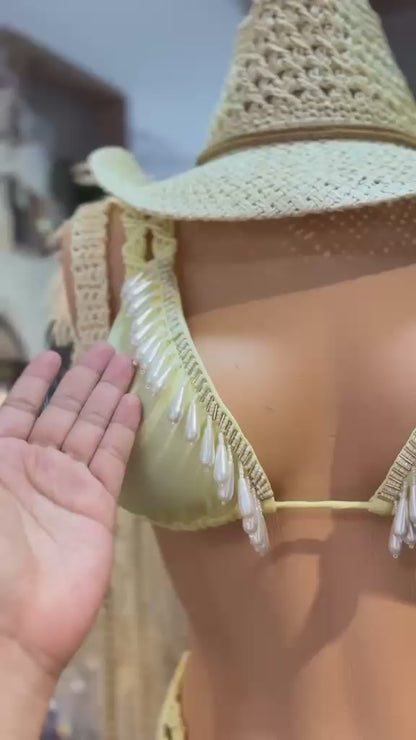 Vestido de Baño Perlado