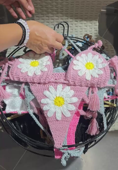 Vestido de Baño Tejido a Mano